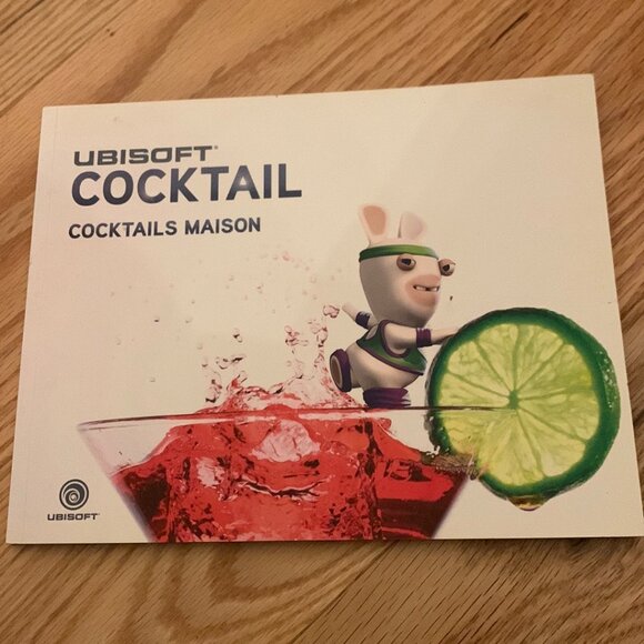 UBISOFT - Rabbids Cocktail & Cookbook Recipies book - French & English - Picture 1 of 8